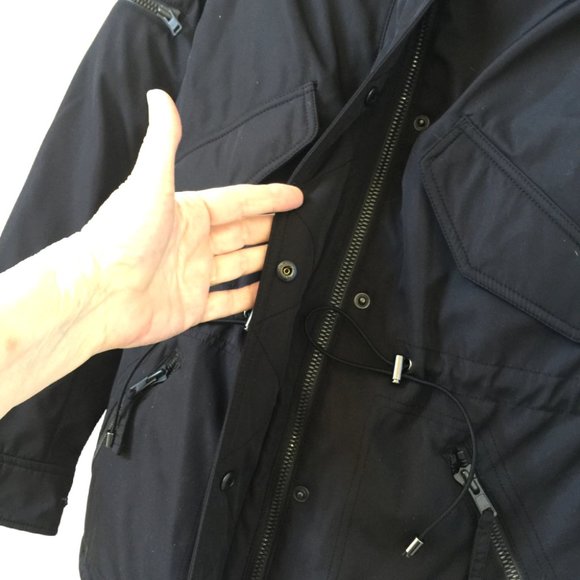 AQUA Black Canyon Parka with Large Fur Hood  S - Picture 4 of 8